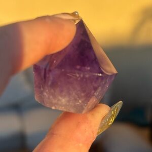 Purple Crystal Gemstone